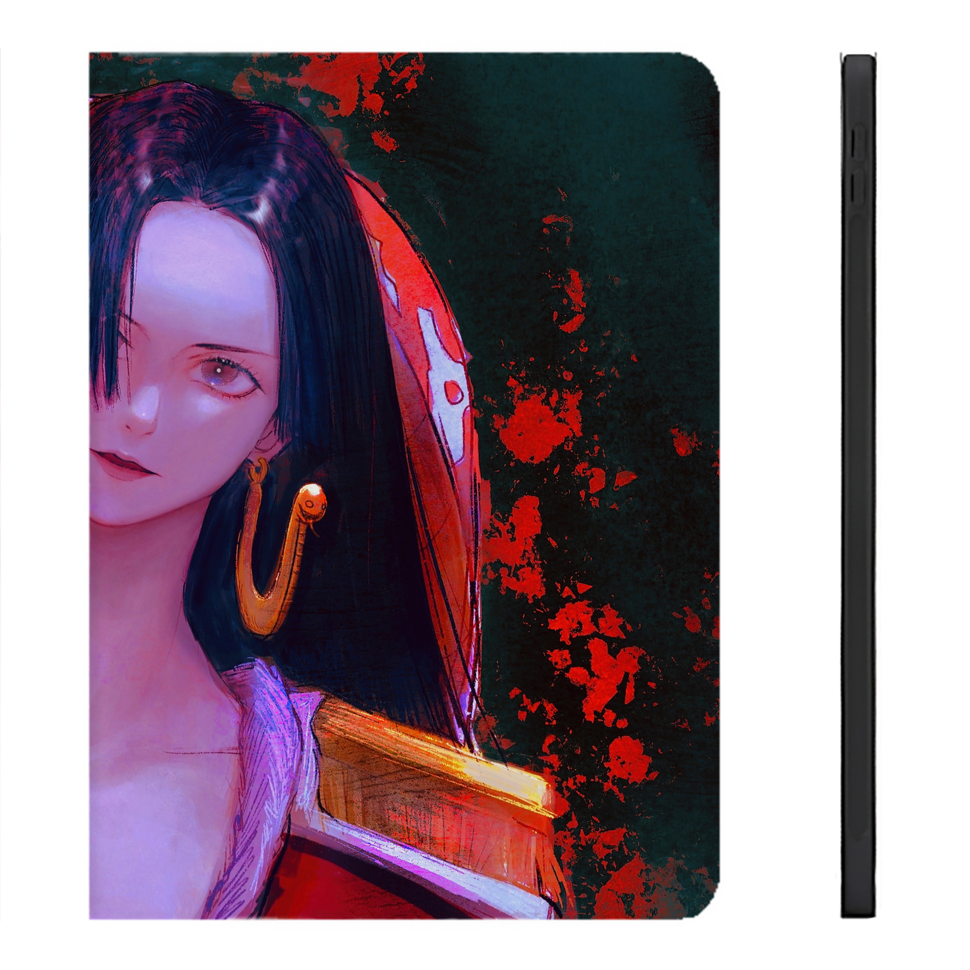 （画像用） ワンピース ONE PIECE IPadケース ペンホルダー付き ブックスタイルデザイン